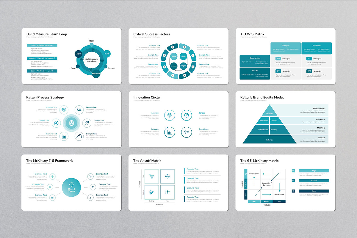 Business Strategy Presentation, a Presentation Template by Design Vault (Photo 6 of 7)