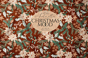 Christmas Botanicals Repeat Print, a Pattern Graphic by SirenaArt (Thumbnail 1 of 21)