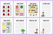 KINDERGARTEN SPRING &WINTER WORKBOOk, a Stationery Template by Shumaya (Thumbnail 2 of 5)