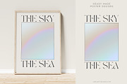 Beach, Sea & Gradient Poster Design, an Illustration by January Bloom (Thumbnail 7 of 14)
