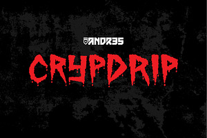 CRYPDRIP Typeface