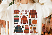 Cozy Fall Set - 15 PNG, EPS, SVG, a Seasonal Illustration by Whimsy Brush Studio (Thumbnail 3 of 9)