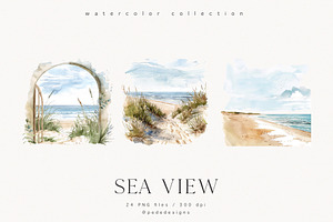 Sea View Illustrations