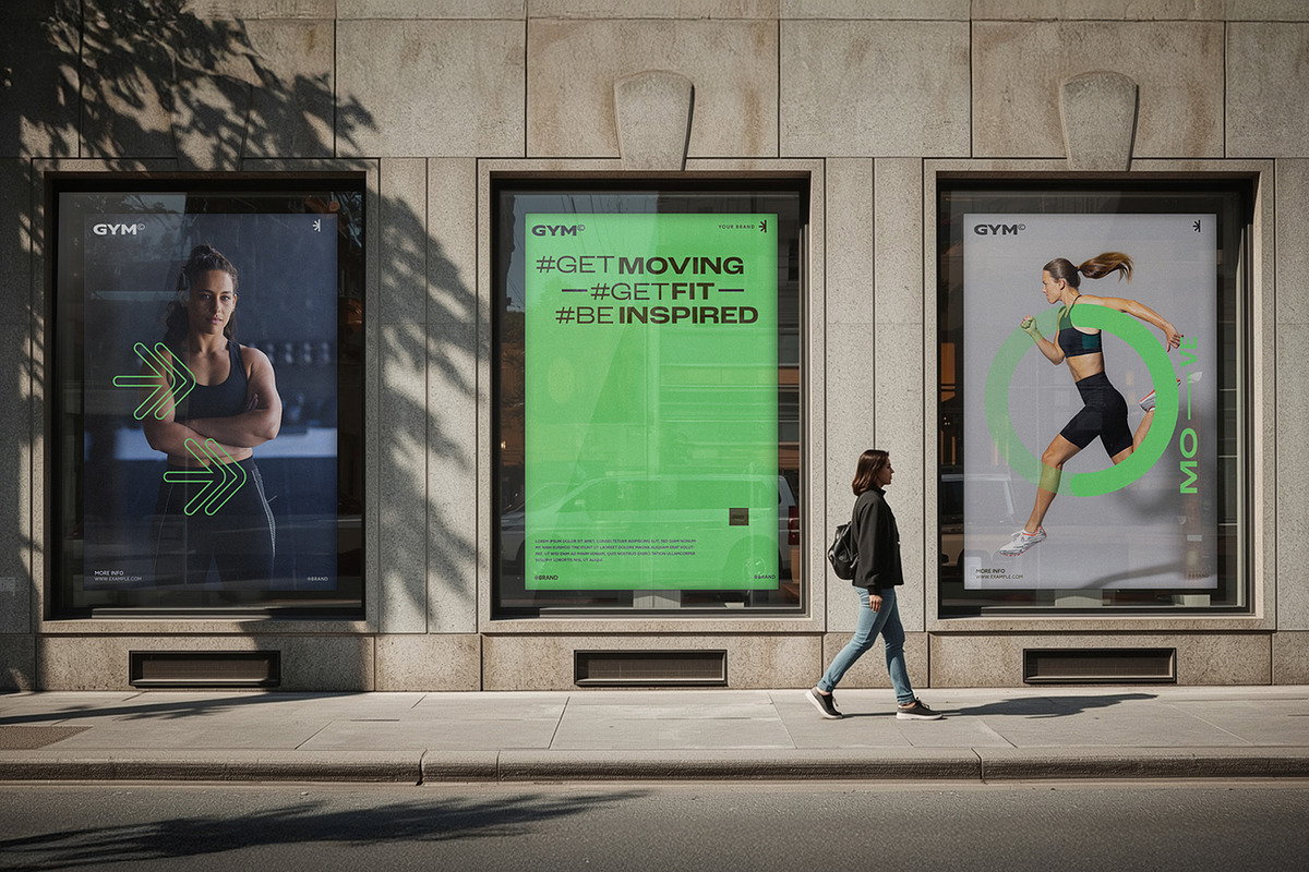 Billboard and Poster Mockup, an Advertising Mockup by wavebreak