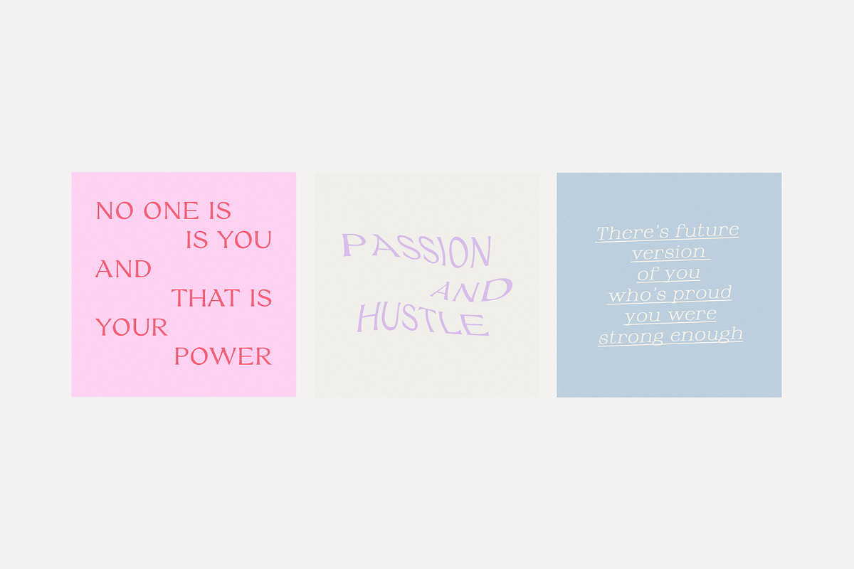 Instagram Quotes Posts Stories PS, a Social Media Template by Love Radiation Studio (Photo 5 of 19)
