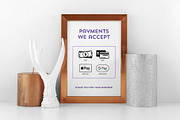 Scan to Pay Sign Package for Canva, a Flyer Template by Dandymark (Thumbnail 8 of 8)