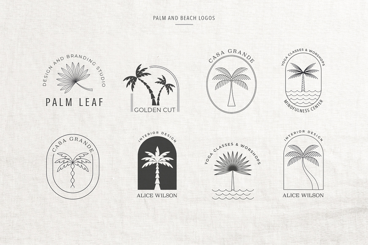 Bohemian Minimal Logos collection, a Branding & Logo Template by Marish (Photo 4 of 13)