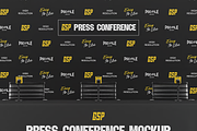 Press Conference Mockup, an Advertising Mockup by graphicsauce (Thumbnail 4 of 4)