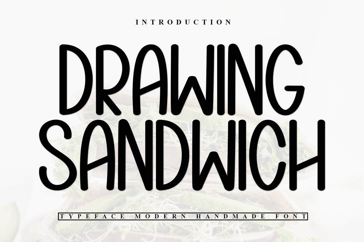 Drawing Sandwich, a Serif Font by InermediaSTUDIO (Photo 1 of 7)