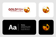 Gradient Modern Gold Fish Logo, a Branding & Logo Template by Artnivora.Std (Thumbnail 2 of 4)