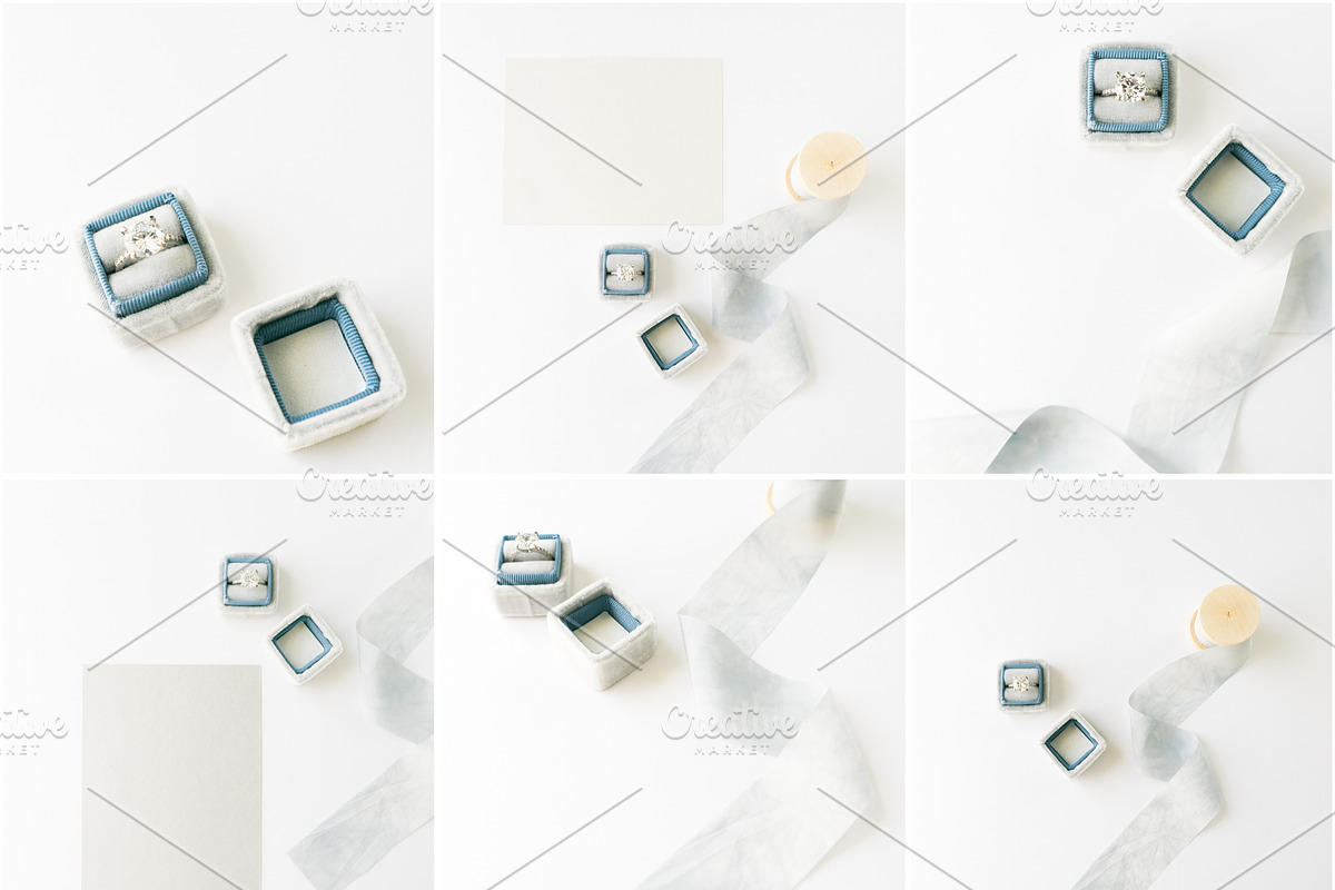 French Blue Wedding Mockup Bundle, a Product Mockup by LaPorte Images (Photo 2 of 7)