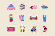 90's Nostalgic drawn illustrations, an Object Graphic by Akimo Mia (Thumbnail 2 of 9)