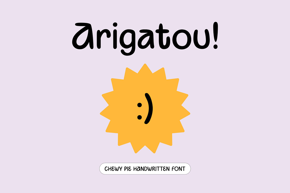CHEWY PIE - Cute Handwritten Font, a Handwritten Font by Artflorara (Photo 12 of 12)