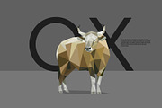Farm Animals Pack in Low Poly Style, an Illustration by Volkan Aydemir (Thumbnail 1 of 12)