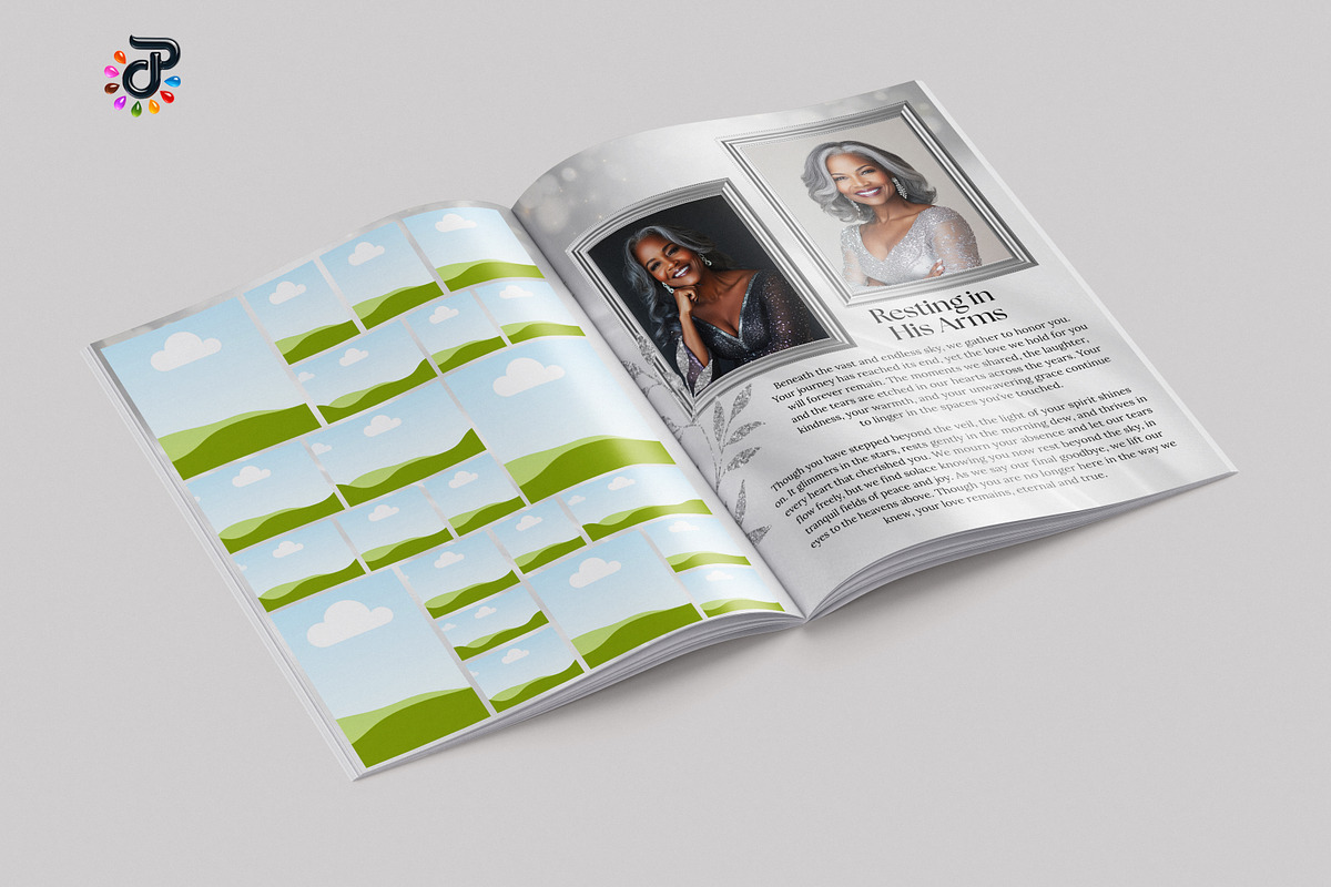 Elegant Canva Obituary Template, a Brochure Template by Protech Design ENT (Photo 8 of 9)