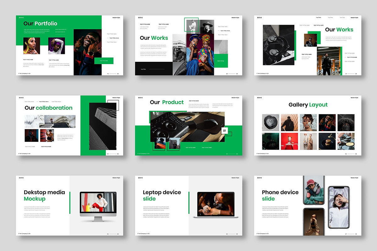 Gladius – Business PowerPoint, a Presentation Template by Dens Creative Studio (Photo 4 of 6)