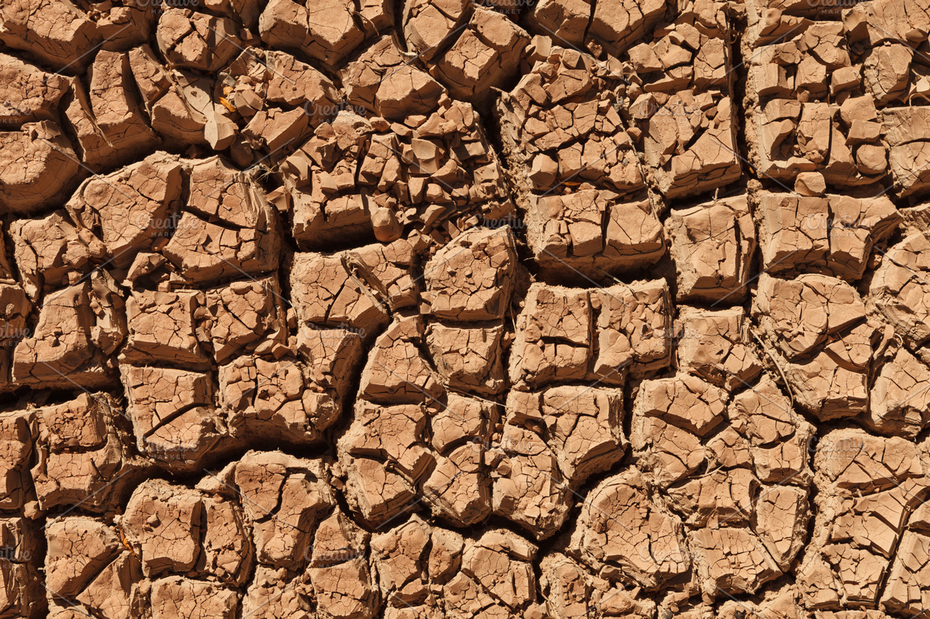 Cracked Mud, an Abstract Photo by SheriVan Wert Photography