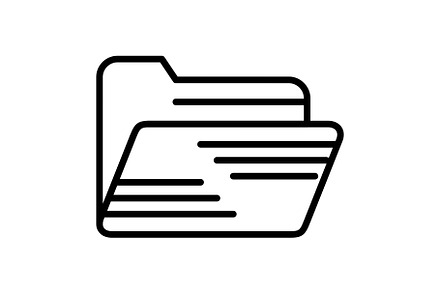 Folders Line Icon, an Icon by Pexelpy