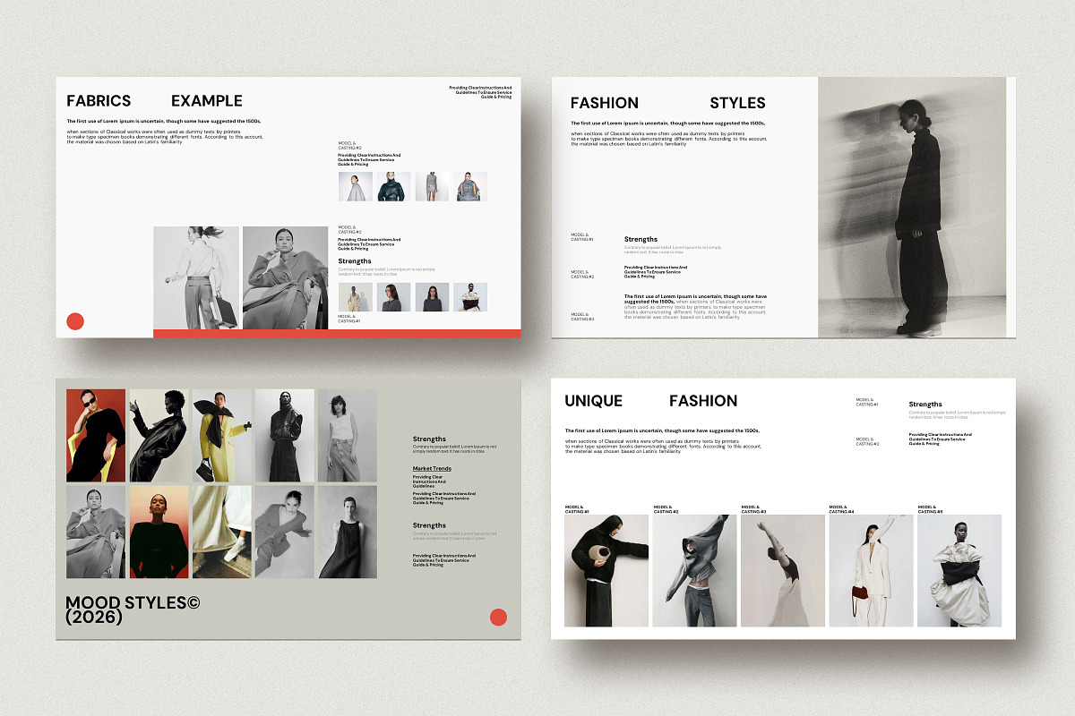 Aura | Lookbook and Brief Template, a Presentation Template by Studio Industry (Photo 4 of 10)