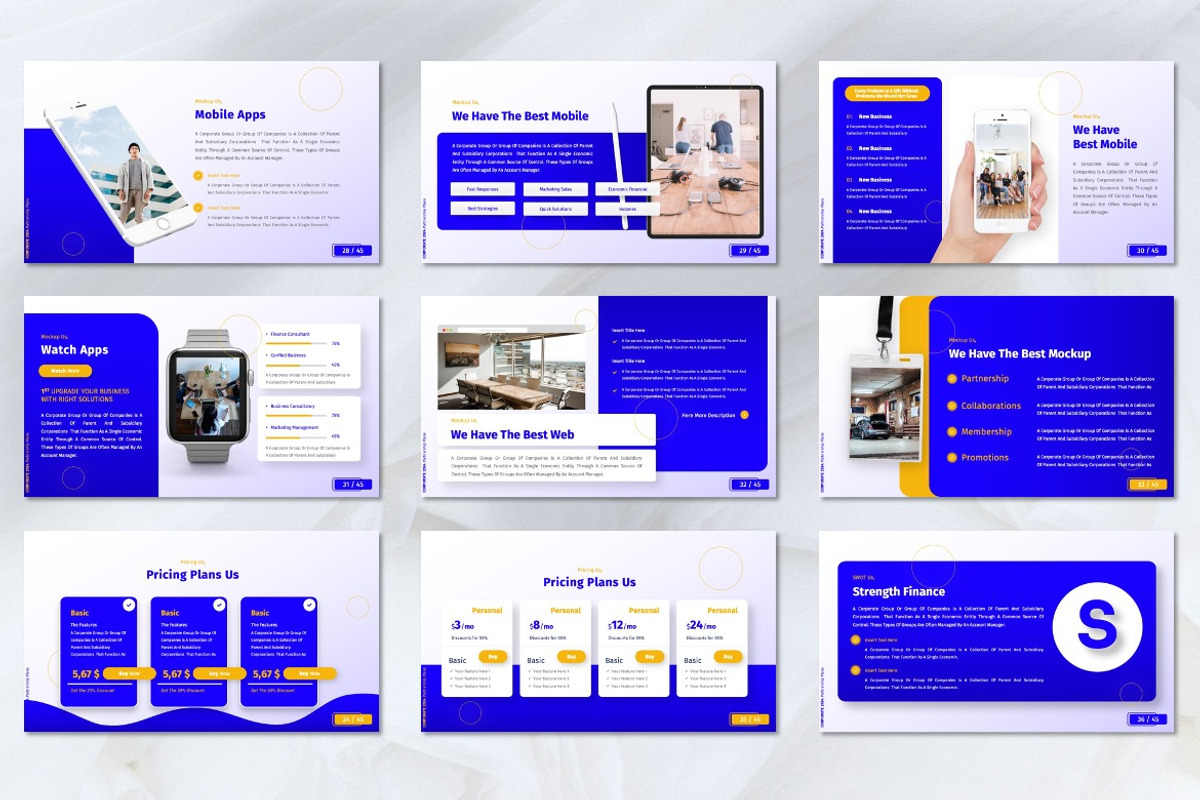 Crufes - Corporate Keynote Template, a Presentation Template by Dhabee (Photo 5 of 7)