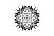 Modern Black and White Mandala Pack, a Decorative Illustration by NJ Himel (Thumbnail 88 of 101)
