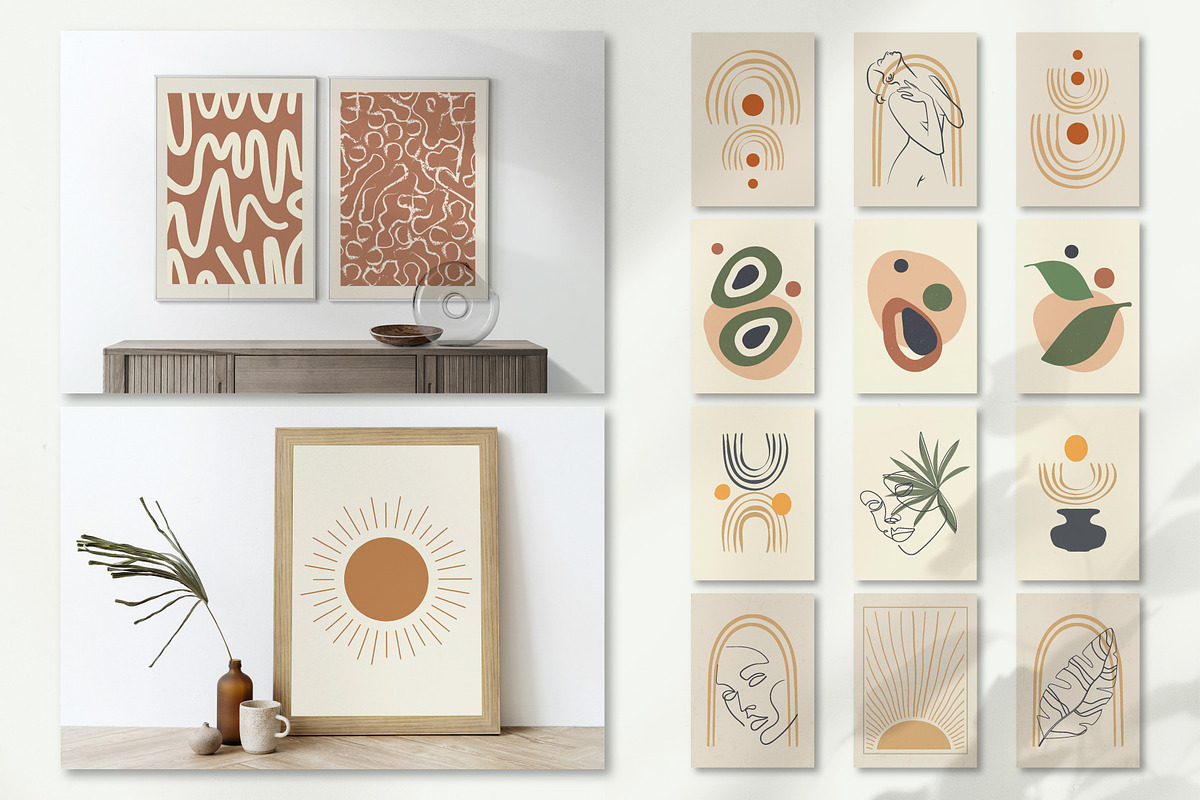 Aesthetic Boho Illustrations, a Decorative Illustration by NatalyN (Photo 2 of 11)