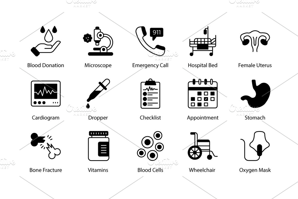 Medical and Heath icons, an Icon by Vector Squad (Photo 3 of 7)