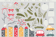 Christmas Snow Globes creator, a Seasonal Illustration by Elliko shop (Thumbnail 8 of 11)