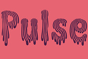 Synesthesia Striped Psychedelic Font, a Sans Serif Font by Graphic Spirit (Thumbnail 6 of 8)