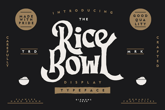Ricebowl Typeface preview 7