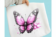 Whimsical Spring Butterfly Clipart, an Illustration by designcity5 (Thumbnail 4 of 5)