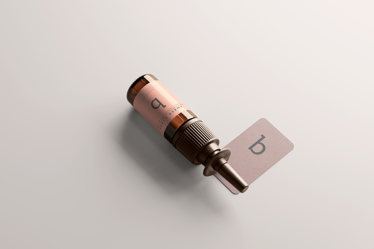 Nasal Spray Bottle Mockups, a Cups & Container Mockup by pmvch (Photo 14 of 20)