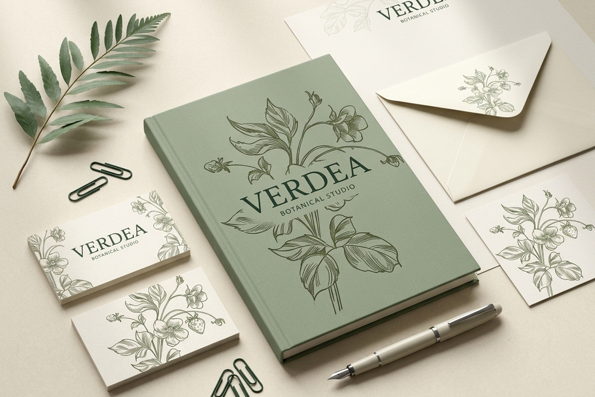 Botanical Line Art Illustrations, a Decorative Illustration by youtoview (Photo 4 of 15)