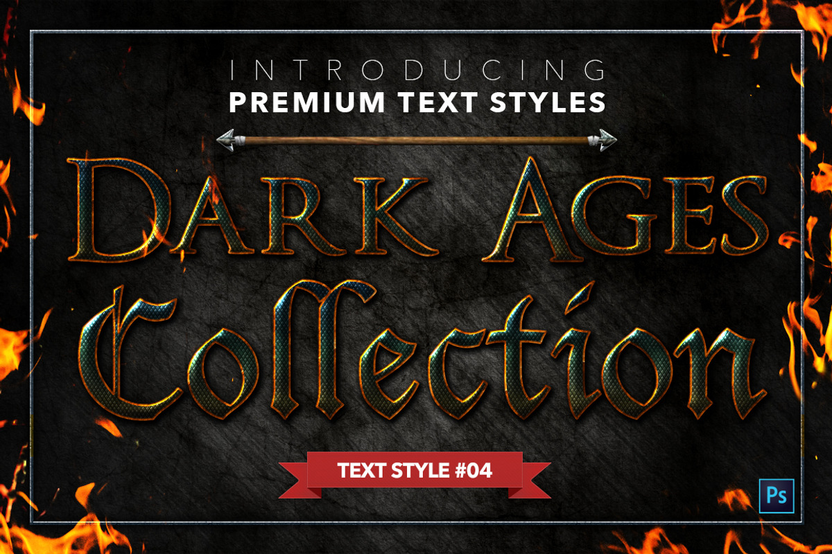 Dark Ages #1 - Text Styles preview 5