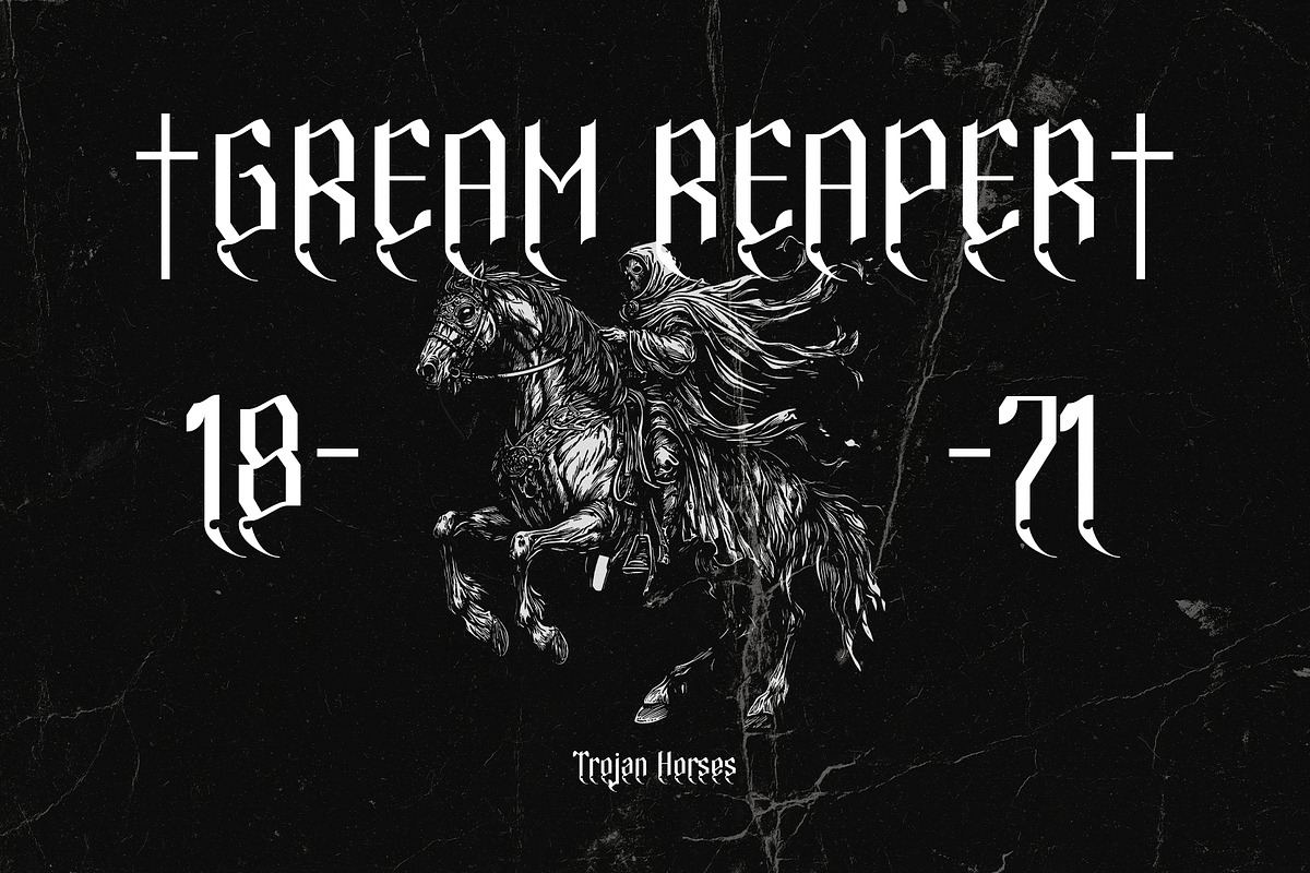 Sabbatic Display - Modern Doom v02, a Blackletter Font by riff.type (Photo 1 of 10)