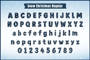 Snow Christmas Font Duo, a Script Font by AnningArts (Thumbnail 7 of 9)