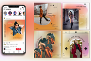 Falling Leaves Instagram Templates, a Social Media Template by maaariabouvier (Thumbnail 4 of 9)
