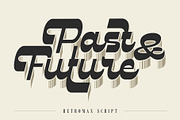 Retromax | Reverse Contrast Script, a Script Font by Debut Studio (Thumbnail 10 of 18)