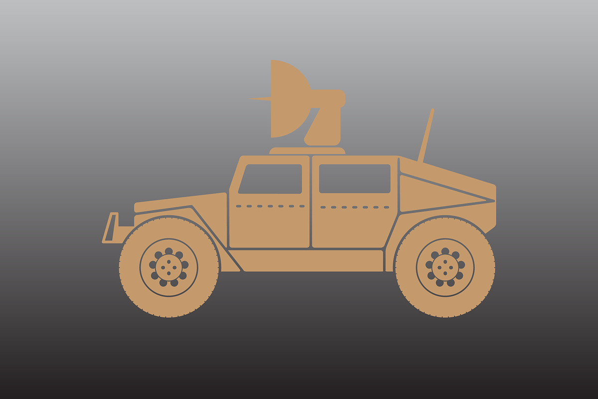 Armored vehicle icon, a Solid Icon by Sumberpangan (Photo 3 of 3)