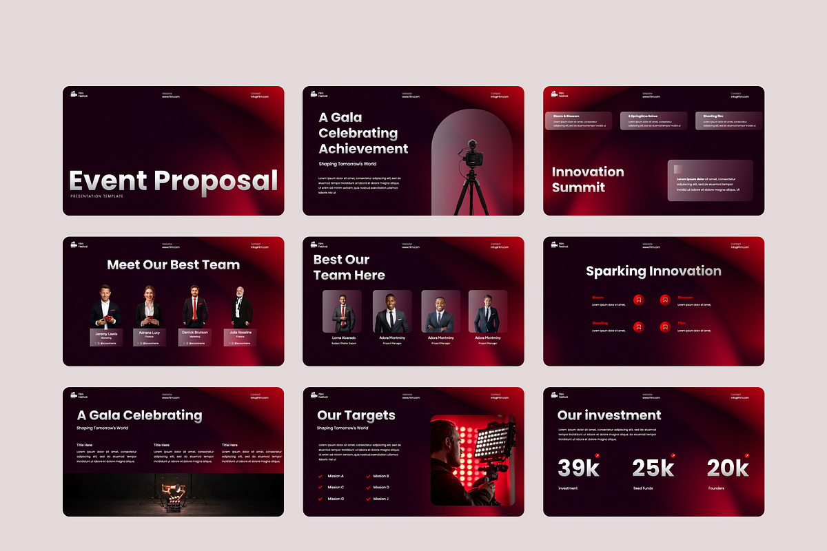 Event Proposal PowerPoint Presentati, a Presentation Template by Premast (Photo 2 of 4)
