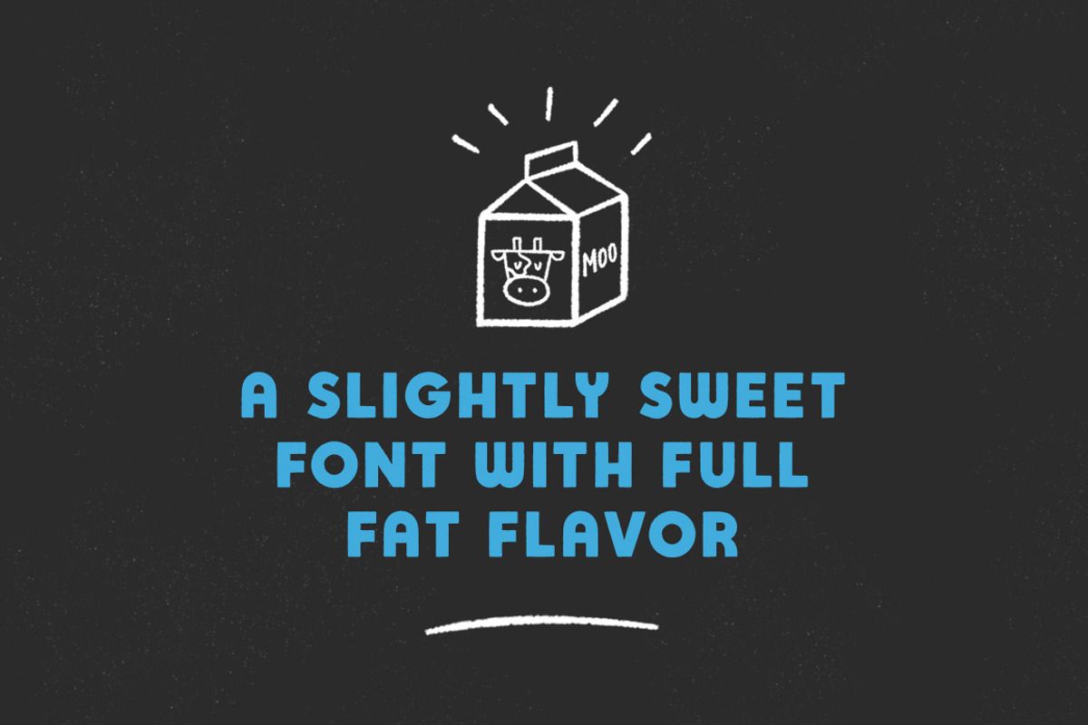 Milkbox Font preview 7