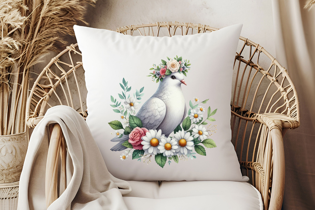 Summer Wedding Doves Clipart, an Illustration by Pixels.Craft (Photo 7 of 7)