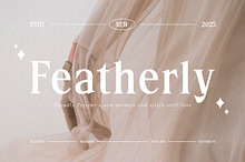 Featherly – Modern & Stylish Serif