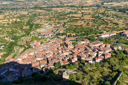 Aerial View of the village of Pozas de la Sal in Spain, a Nature Photo by Architect´s eye