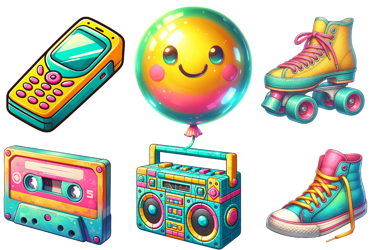 Nostalgic 90s Retro Sublimation, an Illustration by Designworld (Photo 2 of 7)