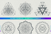 SACRED GEOMETRY MANDALAS & SYMBOLS, a Graphic by TRIKONA (Thumbnail 3 of 6)