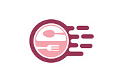 Food Delivery Logo for Business, a Branding & Logo Template by Logo Loom (Thumbnail 2 of 3)