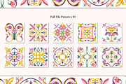 Majolica Tile Pattern, a Pattern Graphic by Rachel Art Studio (Thumbnail 3 of 10)