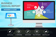 Business Annual Report Keynote, a Presentation Template by UniqueStudio (Thumbnail 1 of 7)