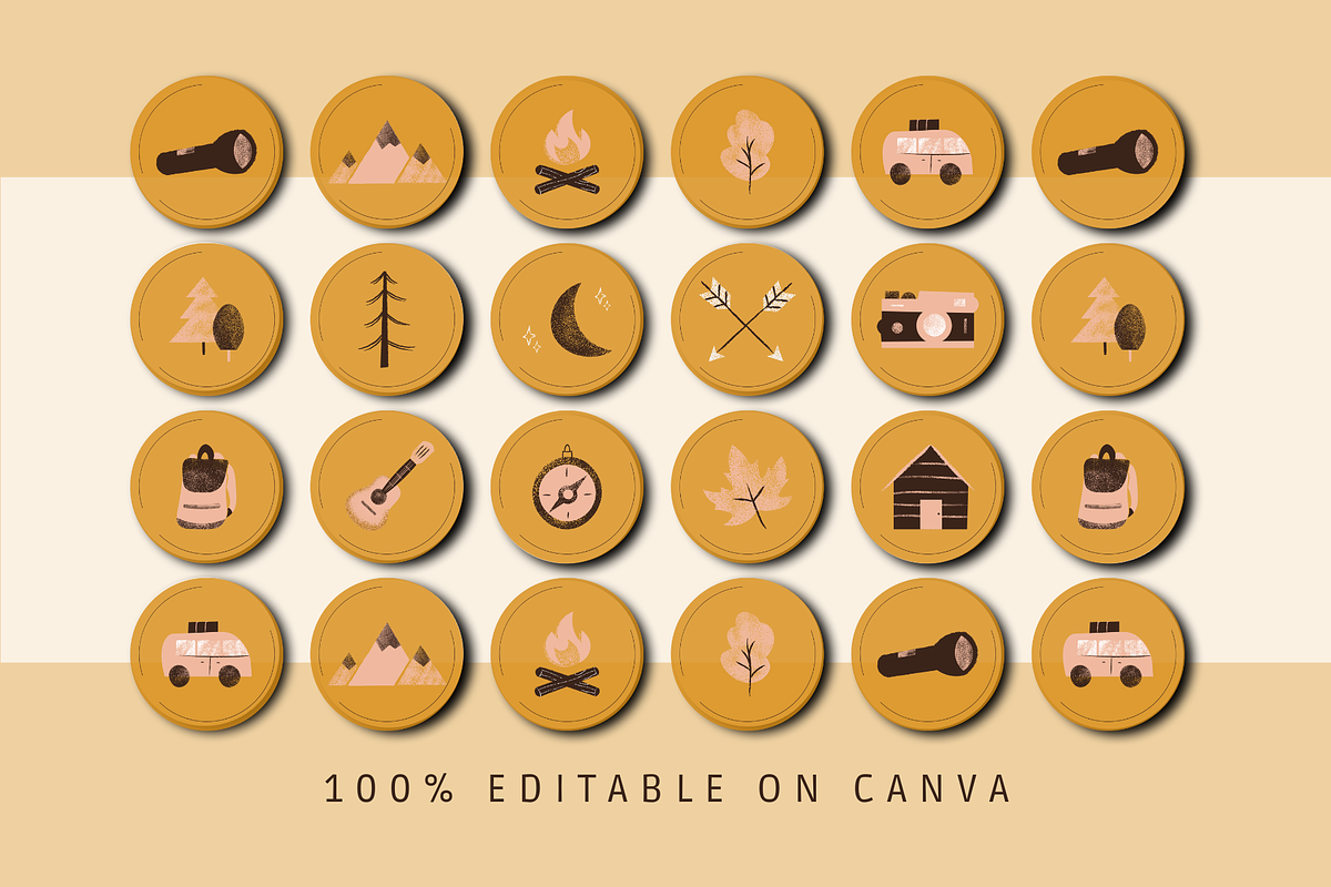 INSTAGRAM HIGHLIGHT COVERS, a Social Media Template by The Little Lily Studio (Photo 3 of 5)